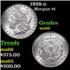 Image 1 : 1898-o Morgan Dollar $1 Grades GEM+ Unc