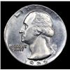 Image 2 : ***Auction Highlight*** 1965-p Mint Error Washington Quarter 25c Graded Select+ Unc By USCG (fc)