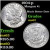 Image 1 : 1904-p Morgan Dollar $1 Grades Select Unc