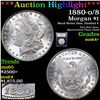 Image 1 : ***Auction Highlight*** 1880-o/8 Morgan Dollar $1 Graded Choice+ Unc By USCG (fc)