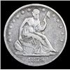 Image 2 : 1859-p Seated Half Dollar 50c Grades vf++