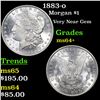 Image 1 : 1883-o Morgan Dollar $1 Grades Choice+ Unc