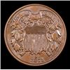 Image 2 : 1871 Two Cent Piece 2c Grades Select AU