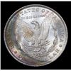 Image 3 : 1884-o Rainbow Toned Morgan Dollar $1 Grades Choice Unc