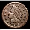 Image 2 : 1863 Indian Civil War Token 1c Grades xf