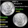 Image 1 : 1887-s Morgan Dollar $1 Grades Select Unc