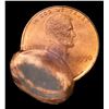 Image 2 : ***Auction Highlight*** 1990-p Mint Error Lincoln Cent 1c Grades Choice+ Unc RB (fc)