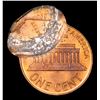 Image 3 : ***Auction Highlight*** 1990-p Mint Error Lincoln Cent 1c Grades Choice+ Unc RB (fc)