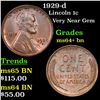 Image 1 : 1929-d Lincoln Cent 1c Grades Choice+ Unc BN
