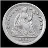 Image 2 : 1856-p Seated Liberty Half Dime 1/2 10c Grades vf++