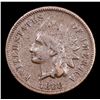 Image 2 : 1868 Indian Cent 1c Grades vf details