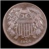 Image 2 : 1864 Two Cent Piece 2c Grades vf++