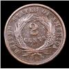 Image 3 : 1864 Two Cent Piece 2c Grades vf++
