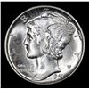 Image 2 : 1941-d Mercury Dime 10c Grades GEM++ FSB