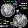 Image 1 : ***Auction Highlight*** 1880-s Morgan Dollar $1 Graded GEM+ DMPL By USCG (fc)