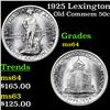 Image 1 : 1925 Lexington Old Commem Half Dollar 50c Grades Choice Unc