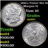 Image 1 : 1890-o 'Comet' Hot 50 Morgan Dollar $1 Grades Select+ Unc