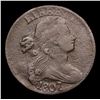 Image 2 : ***Auction Highlight*** 1807/6 Draped Bust Large Cent 1c Graded vf, very fine By USCG (fc)