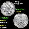 Image 1 : 1889-p Morgan Dollar $1 Grades Select+ Unc