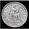 Image 2 : 1842-p Seated Liberty Half Dime 1/2 10c Grades Select AU