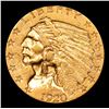 Image 2 : 1928-p Gold Indian Quarter Eagle $2 1/2 Grades Select Unc