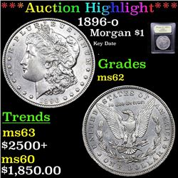 ***Auction Highlight*** 1896-o Morgan Dollar $1 Graded Select Unc By USCG (fc)