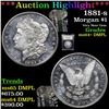 Image 1 : ***Auction Highlight*** 1881-s Morgan Dollar $1 Graded Choice Unc+ DMPL By USCG (fc)