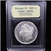 Image 4 : ***Auction Highlight*** 1881-s Morgan Dollar $1 Graded Choice Unc+ DMPL By USCG (fc)