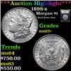 Image 1 : ***Auction Highlight*** 1898-s Morgan Dollar $1 Graded Select+ Unc By USCG (fc)