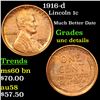 Image 1 : 1916-d Lincoln Cent 1c Grades Unc Details