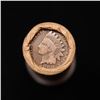 Image 3 : Mixed small cents 1c orig shotgun roll,1925-s Wheat Cent,1898 Indian Cent other end