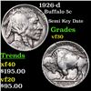 Image 1 : 1926-d Buffalo Nickel 5c Grades vf++