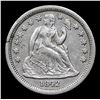 Image 2 : 1842-p Seated Liberty Dime 10c Grades xf+