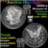 Image 1 : ***Auction Highlight*** 1890-s Morgan Dollar $1 Graded Choice Unc+ DMPL By USCG (fc)