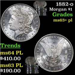 1882-o Morgan Dollar $1 Grades Select Unc+ PL