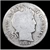 Image 2 : 1904-s Barber Dime 10c Grades vg details