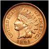 Image 2 : ***Auction Highlight*** 1891 Indian Cent 1c Graded Gem+ Unc RD By USCG (fc)