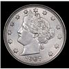 Image 2 : 1907 Liberty Nickel 5c Grades Select Unc
