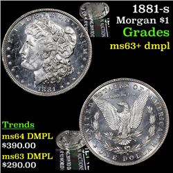 1881-s Morgan Dollar $1 Grades Select Unc+ DMPL