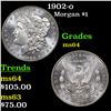 Image 1 : 1902-o Morgan Dollar $1 Grades Choice Unc