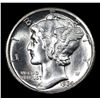 Image 2 : 1934-p Mercury Dime 10c Grades GEM+ FSB