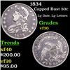 Image 1 : 1834 Capped Bust Half Dollar 50c Grades vf++
