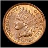 Image 2 : 1906 Indian Cent 1c Grades Choice+ Unc RB
