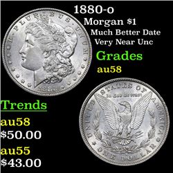 1880-o Morgan Dollar $1 Grades Choice AU/BU Slider