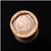 Image 3 : Mixed small cents 1c orig shotgun roll, 1918-d Wheat Cent, 1899 Indian Cent other end