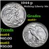 Image 1 : 1944-p Walking Liberty Half Dollar 50c Grades Select+ Unc