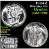 Image 1 : 1944-d Mercury Dime 10c Grades GEM+ FSB