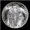 Image 3 : 1944-d Mercury Dime 10c Grades GEM+ FSB