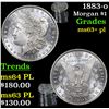 Image 1 : 1883-o Morgan Dollar $1 Grades Select Unc+ PL