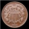 Image 2 : 1866 Two Cent Piece 2c Grades vf+